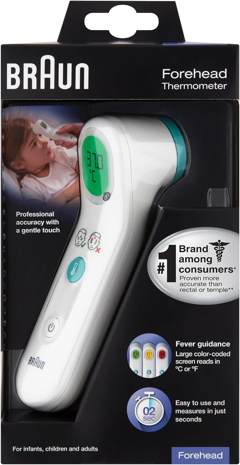 Braun Baby Kids Childrens Forehead Thermometer