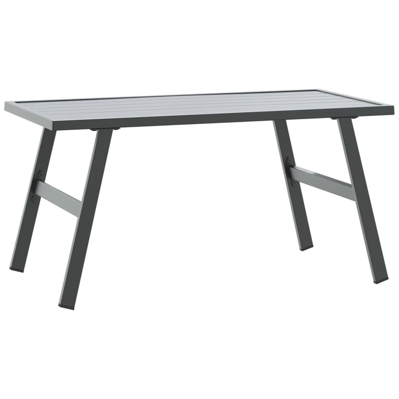 7 Piece Garden Bench Set with Cushions Black Powder-coated Steel Payday Deals