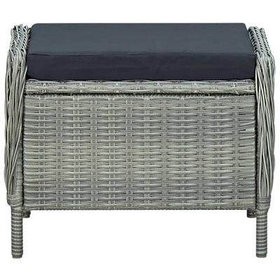 7 Piece Garden Dining Set Light Grey Payday Deals