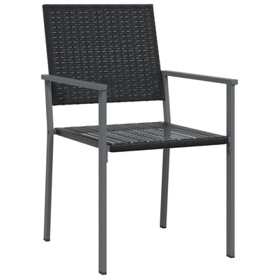 7 Piece Garden Dining Set Poly Rattan and Steel Payday Deals