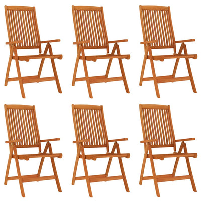 7 Piece Garden Dining Set Solid Wood Eucalyptus Payday Deals