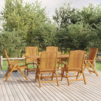 7 Piece Garden Dining Set Solid Wood Teak Payday Deals