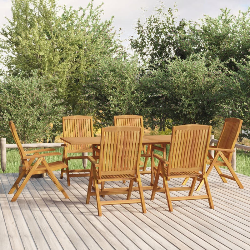 7 Piece Garden Dining Set Solid Wood Teak Payday Deals