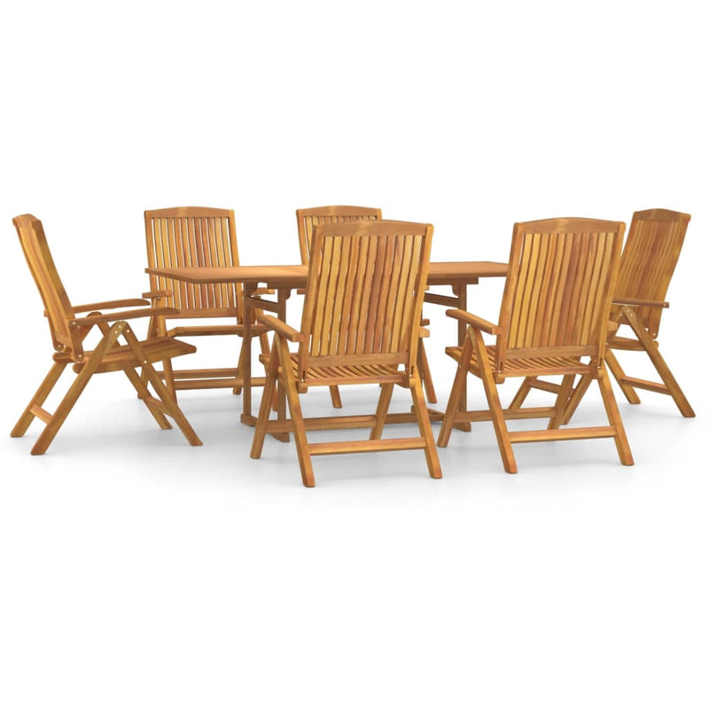 7 Piece Garden Dining Set Solid Wood Teak Payday Deals