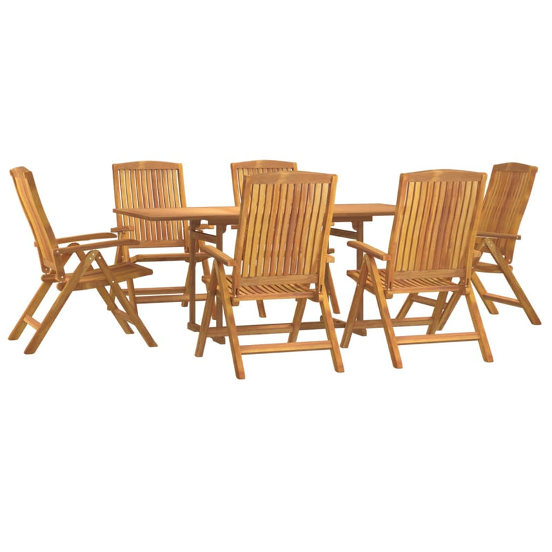 7 Piece Garden Dining Set Solid Wood Teak Payday Deals