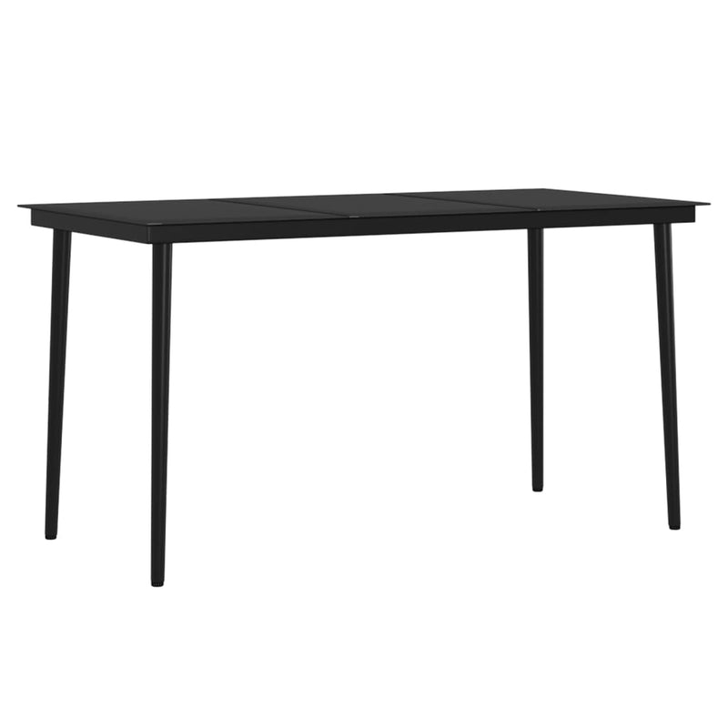 7 Piece Garden Dining Set with Cushions Brown and Black Payday Deals