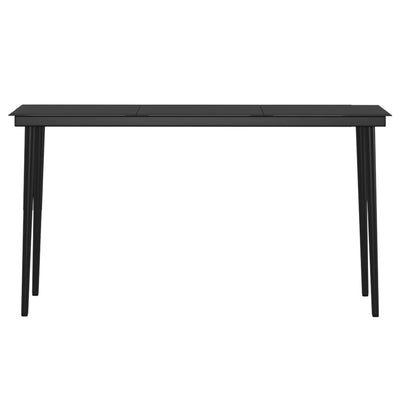 7 Piece Garden Dining Set with Cushions Brown and Black Payday Deals