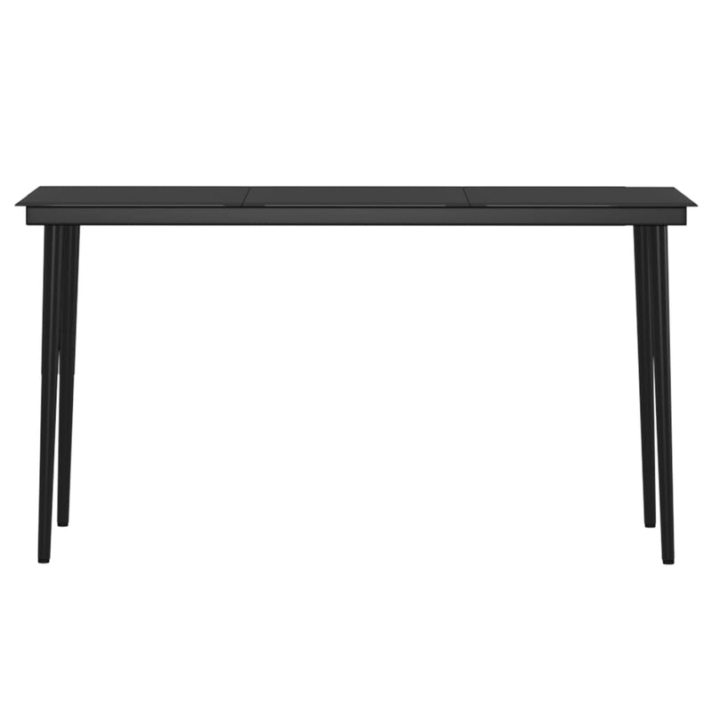 7 Piece Garden Dining Set with Cushions Brown and Black Payday Deals