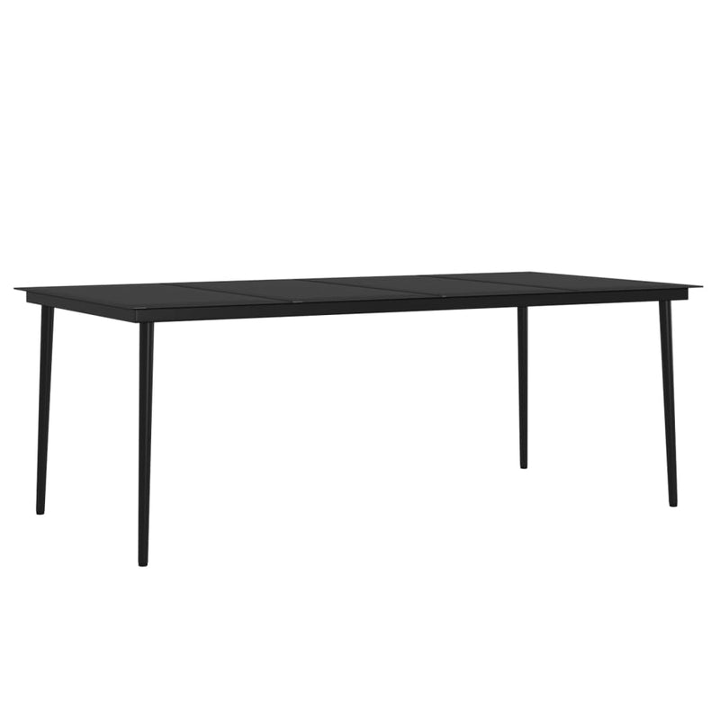 7 Piece Garden Dining Set with Cushions Brown and Black Payday Deals