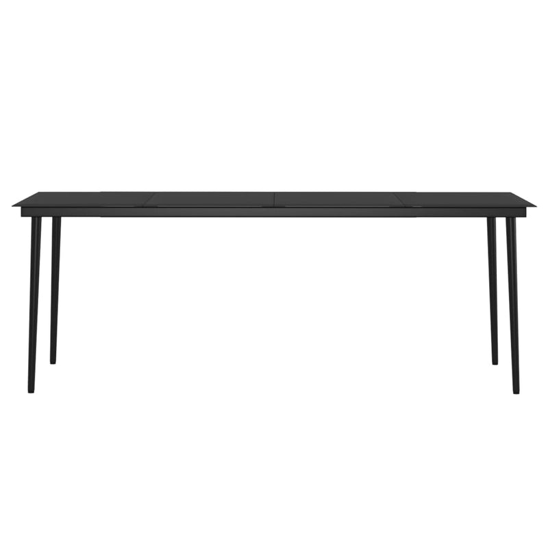 7 Piece Garden Dining Set with Cushions Brown and Black Payday Deals