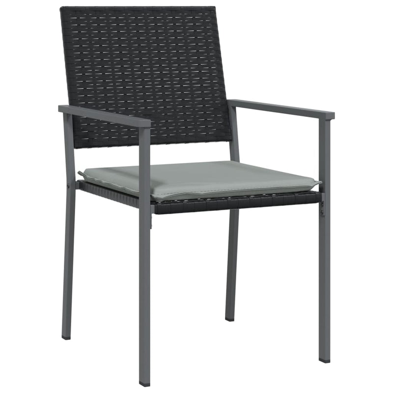 7 Piece Garden Dining Set with Cushions Poly Rattan and Steel Payday Deals
