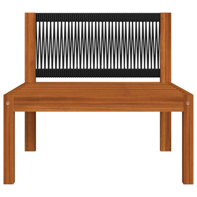 7 Piece Garden Lounge Set with Cushions Cream Solid Acacia Wood Payday Deals