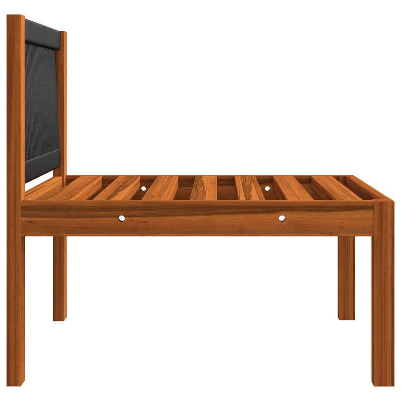 7 Piece Garden Lounge Set with Cushions Cream Solid Acacia Wood Payday Deals