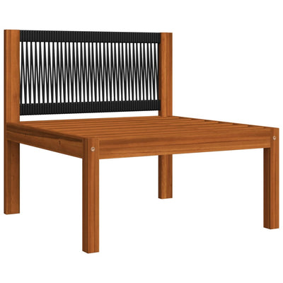7 Piece Garden Lounge Set with Cushions Cream Solid Acacia Wood Payday Deals