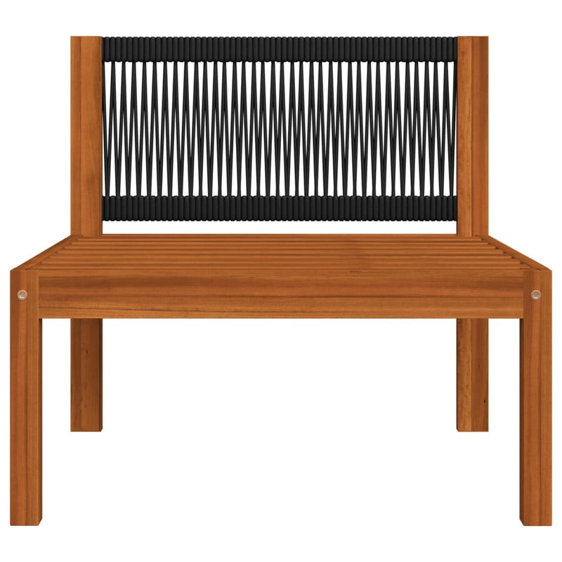 7 Piece Garden Lounge Set with Cushions Cream Solid Acacia Wood Payday Deals