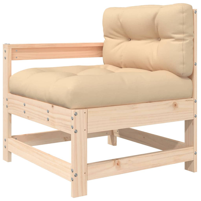 7 Piece Garden Lounge Set with Cushions Solid Wood Payday Deals