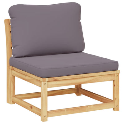 7 Piece Garden Lounge Set with Cushions Solid Wood Acacia Payday Deals