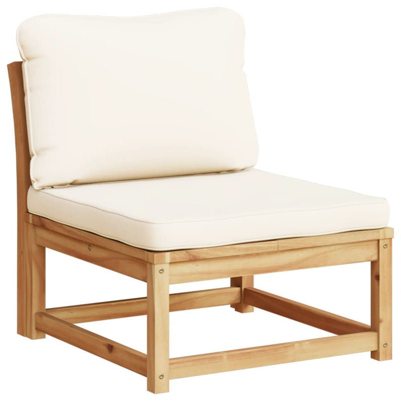 7 Piece Garden Lounge Set with Cushions Solid Wood Acacia Payday Deals