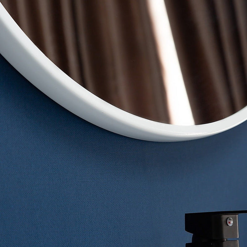 70cm Round Wall Mirror Bathroom Makeup Mirror by Della Francesca Payday Deals
