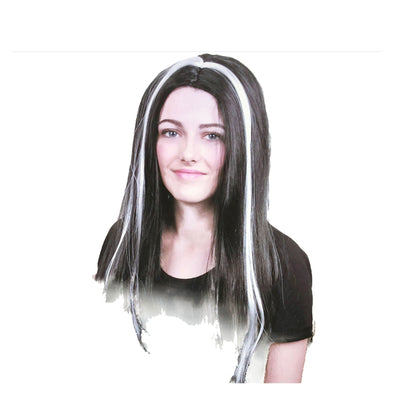 Women's VAMPIRE WIG Long Straight Wig Costume Party Hair Accessory Halloween