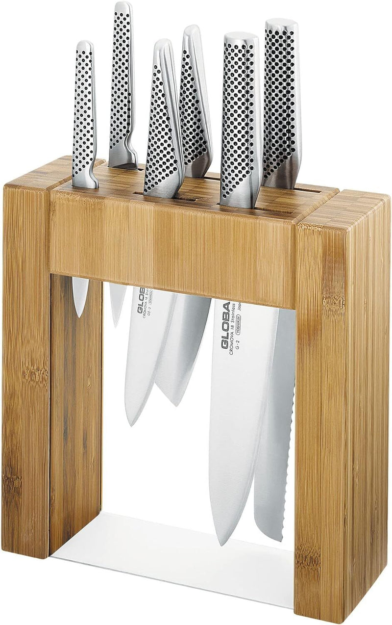 Global Ikasu 7pcs Knife Block Set 