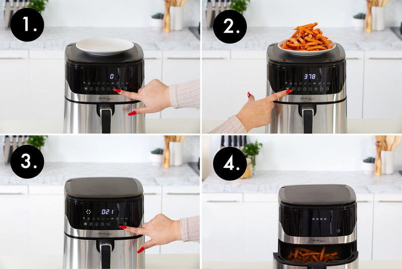 7L Air Fryer Wiz w/ Built-In Scale, 200C, 9 Cooking Programs Payday Deals