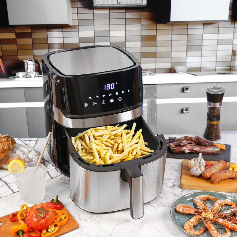7L Digital Stainless Steel Air Fryer Kitchen Appliance Payday Deals