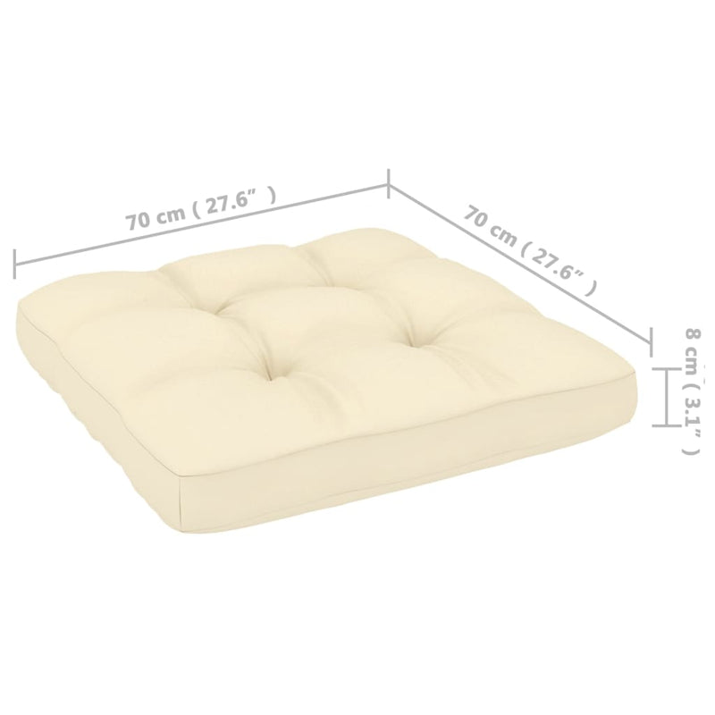 8 Piece Garden Lounge Set with Cushions Solid Pinewood Payday Deals