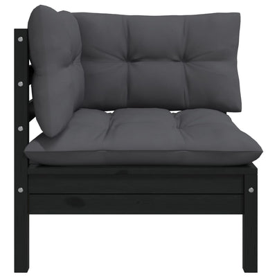 8 Piece Garden Lounge Set with Cushions Solid Pinewood Payday Deals