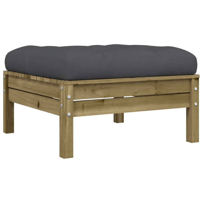 8 Piece Garden Sofa Set with Cushions Impregnated Wood Pine Payday Deals