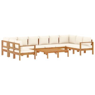 8 Piece Garden Sofa Set with Cushions Solid Wood Acacia Payday Deals
