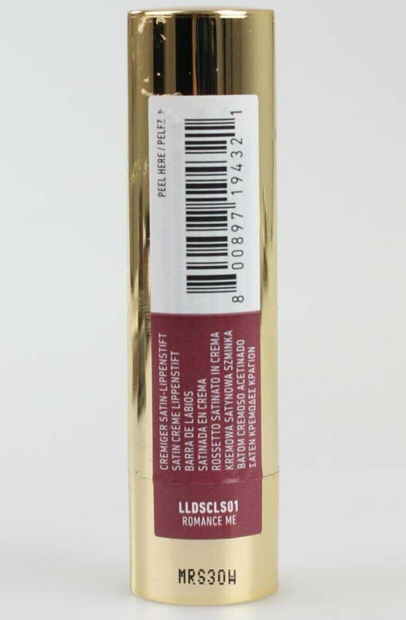 NYX 3.5g LOVE LUST DISCO SATIN CREAM LIPSTICK 01 ROMANCE ME