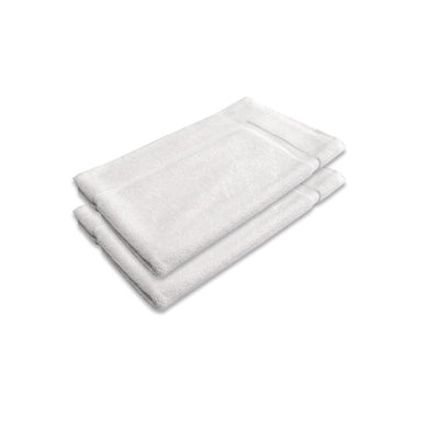 800GSM Set of 2 Cotton Bath Mat White Payday Deals