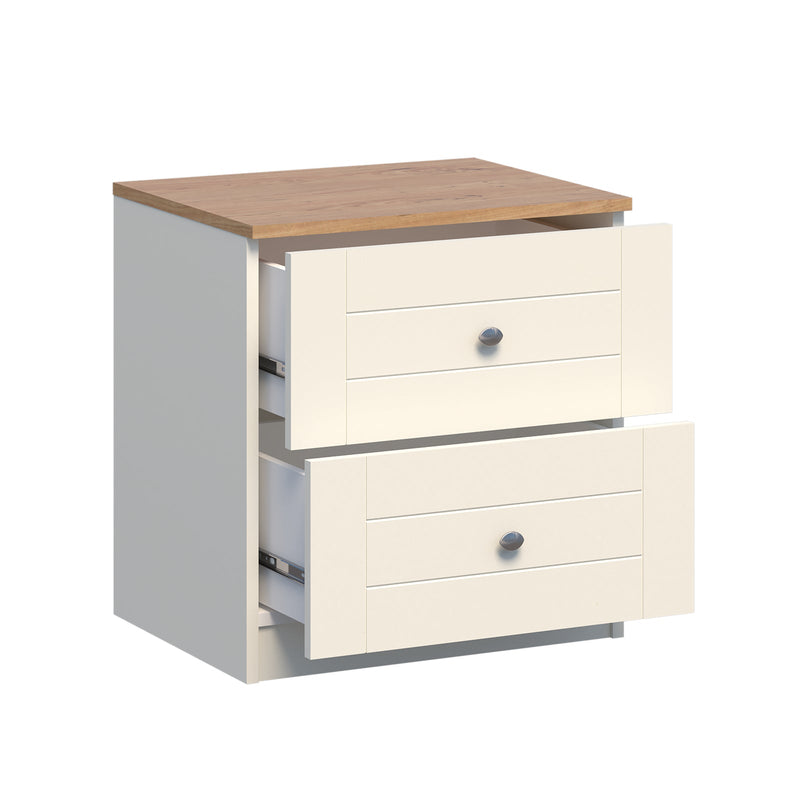 HARRIET Chest of 2 Drawers Bedside Table with Dresser