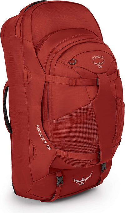 Osprey Men's Farpoint 55 Backpack Hiking Trekking - Jasper Red