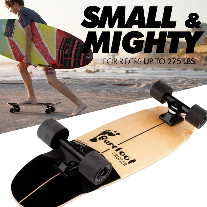 Magneto Barefoot Mini Cruiser Skate Board