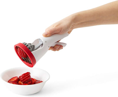 Chef'n Strawberry Slicer Slicester Hand-Held Strawberry Slicer to Create Garnishes