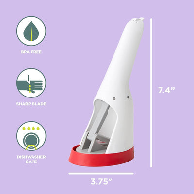 Chef'n Strawberry Slicer Slicester Hand-Held Strawberry Slicer to Create Garnishes