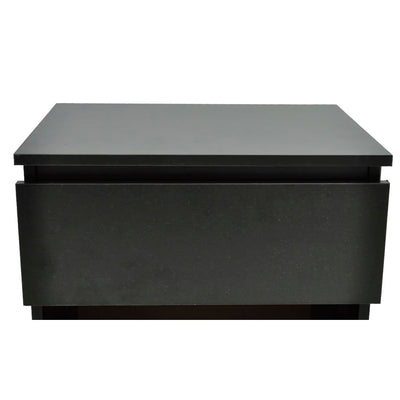 Nightstand with One-Drawer Black 2 pcs