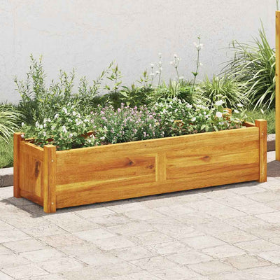 Garden Raised BedAcacia Wood 100x30x25 cm