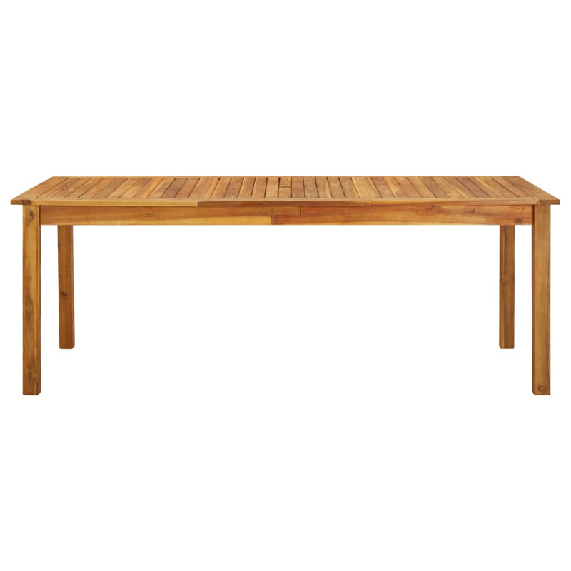 Garden Table 200x90x74 cm Solid Acacia Wood