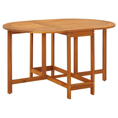 Garden Table 130x90x72 cm Solid Acacia Wood