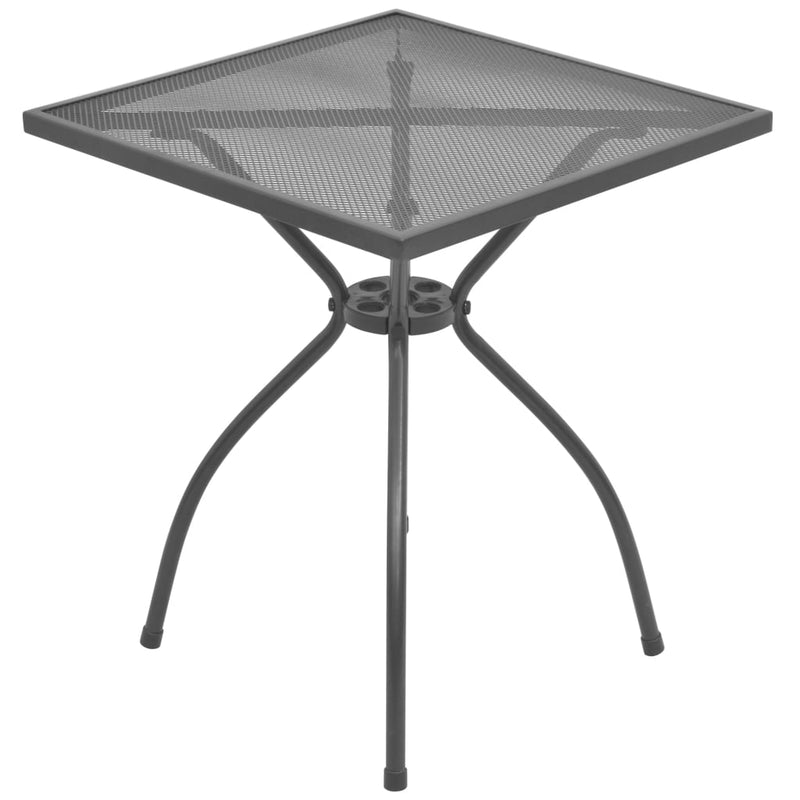 3 Piece Bistro Set Steel Anthracite