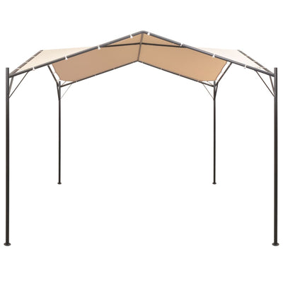 Gazebo Pavilion Tent Canopy 3x3 m Steel Beige