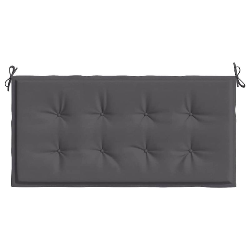 Garden Bench Cushion Anthracite 100x50x3 cm Oxford Fabric