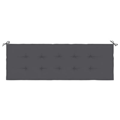 Garden Bench Cushion Anthracite 150x50x3 cm Oxford Fabric