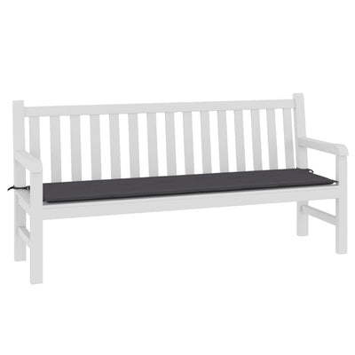 Garden Bench Cushion Anthracite 180x50x3 cm Oxford Fabric