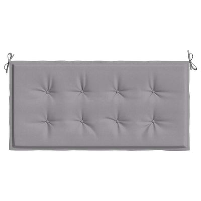 Garden Bench Cushion Grey 100x50x3 cm Oxford Fabric