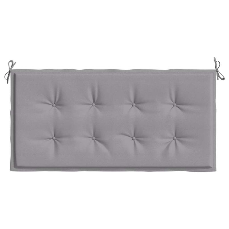 Garden Bench Cushion Grey 100x50x3 cm Oxford Fabric