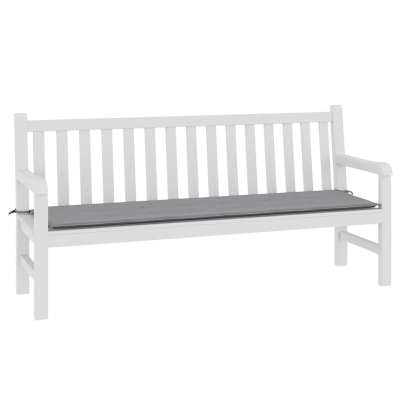 Garden Bench Cushion Grey 180x50x3 cm Oxford Fabric